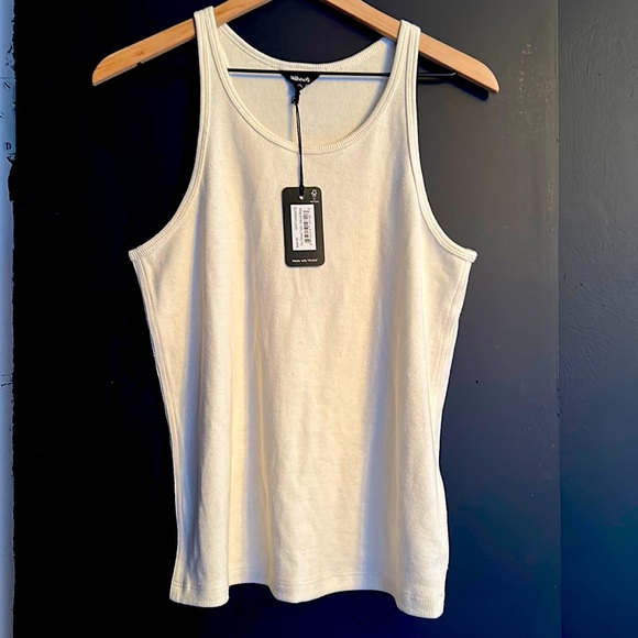 NWT Allbirds Ribbed Tank - XXL - Natural white color - Picture 1 of 3